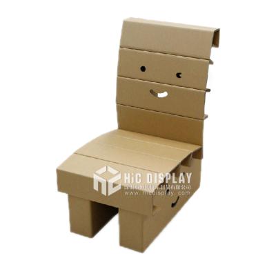 China Wholesale Custom Foldable Exhibition HIC Home Appliance Paper Chair Table Cardboard Furniture for sale