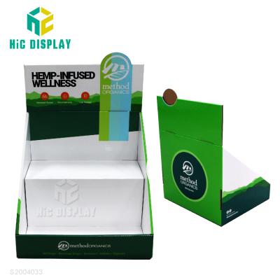 China Environmentally Friendly Hic Chocolate Counter Display Stand POP Cardboard Counter Display for sale