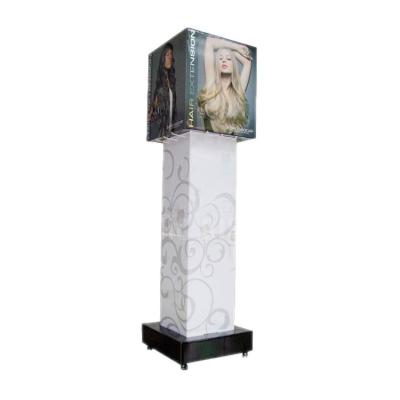 China Revolving hair extension display rack for hair extension display rack, hook display for sale