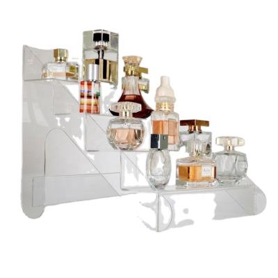 China Hot Eco - Friendly Clear Acrylic Retail Store Bottle Perfume Display Customized for sale