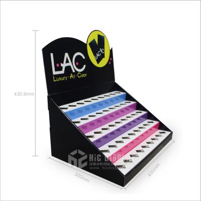 China High Quality Show Cardboard Customized Professional Makeup Display Counter for sale