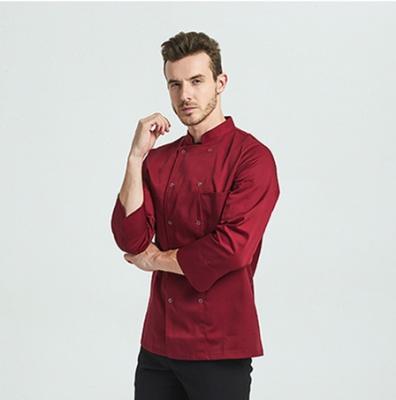 China restaurant & Guangzhou Factory Supply Thick Chef Bar Kitchen Uniform OEM Chef Uniforms for sale