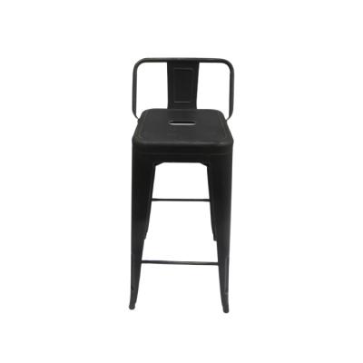 China Wholesale Antique Modern Factory Style Iron Chair Restaurant Industrial Metal Dining Chair for sale