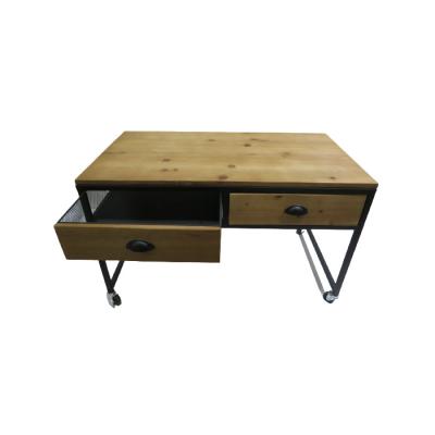 China Factory Price Wooden Metal Hardware Office Living Room Furniture Modern Table Wood Table for sale