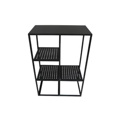 China Storage Production Iron Shelf Table Center Table Design Standard Size Professional Tea Table for sale