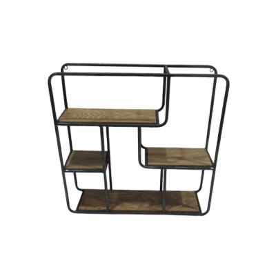 China Living room factory direct sales metal spoke storage shelf wall shelf for living room for sale