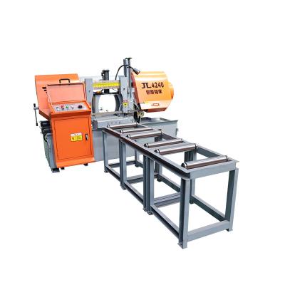 China Metal Bar Cutter Factory Price Rebar Machine Round Steel Bar Cutting Sawing Band Saw For Steel Bar Processing for sale