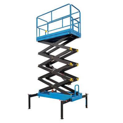 China Easy To Use Scissor Lift Platform For Aerial Work Electric Hydraulic Scissor Lift Platform Lifting Platform Capacity for sale