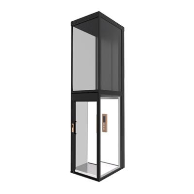 China Inside or Outside 2 floors Aluminum Alloy Small Home lift small home elevator 2 person For Sale for sale