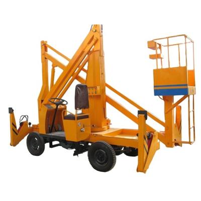 China Easy Use Trailer Small Boom Lifts Self-Propelled Articulated Telescopic Truck Boom Lift Work Platform for sale