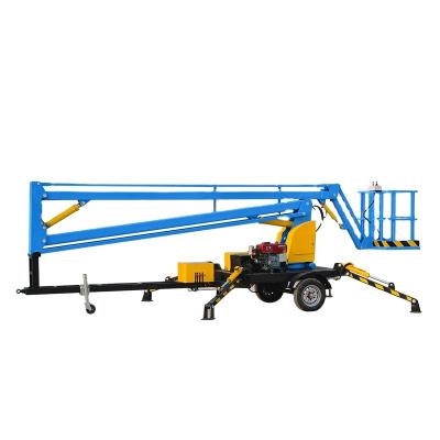 中国 Easy Trailer Articulated Boom Lifting Work Lift 	Trailer Boom Lift Germany, Indonesia, India, Malaysia 販売のため