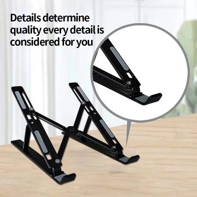 China Easy Installation Laptop Stand Cooling Folding Stand Computer Stand Convenient Cooling Low Bracket for sale