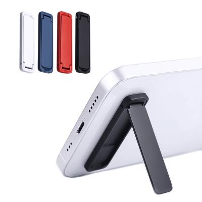 China Mini Metal Folding Mobile Phone Adjustable Ultrathin Bracket Back Sticker Combine Invisible Portable Mobile Phone Desktop Holder for sale