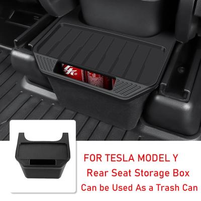 China PP+TPE For Y Rear Central Control Storage Box Strip Styling Car Console Tray Case For Tesla Model Y Accessories for sale