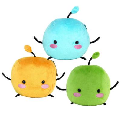 China For Kids Toy Greenmart Cpc Certificated OEM Baby Plush Toy Fruit Cheap Price Apple Fruits Plush Factory Toys for sale