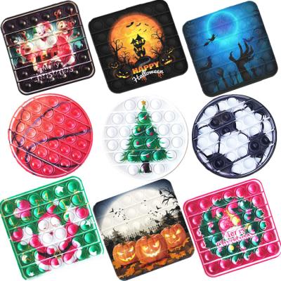 China Anxiety Relief Stress Reliever Toys Pushing Noise Bubble Wiggle Sensory Toys Puzzle Squeeze Silicone Packets Set Gifts Jumping Snaps Anxiety for sale