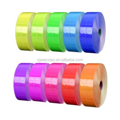 China SEW on clothing china cinta luminous crystal clear reflctive tape for safety vest for sale