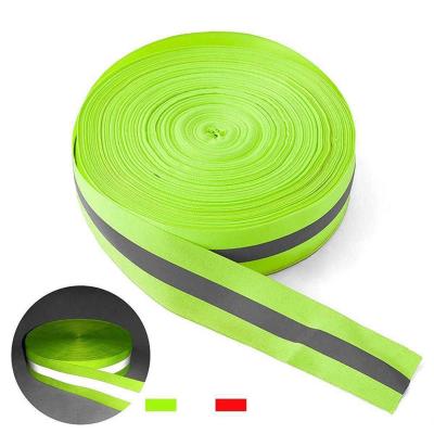 China 100% Polyester High Visibility Ribbon Clothing Custom Printable Reflective Vest Safety Warning Device for sale