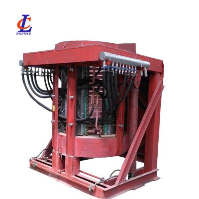 China Building Material Shops Iron Medium Frequency Metal Stainless Steel Melting Furnace Crucible Electric Melting Induction Furnace for sale