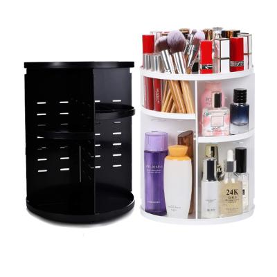 China 360 Degree Sustainable Plastic Rotating Beauty Organizer , Rotating Make Up Storage With 5 - Layers For Perfume Cosmetic Jewelry for sale