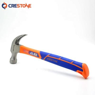 China CRESTONE Wholesale Multifunctional High Quality Practical One Piece 8Oz Forged Multi Tool Claw Hammer for sale