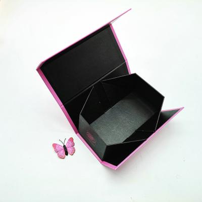 China China Wholesale Recyclable Coated Paper Collapsible Collapsible Gift Box With Ribbon for sale