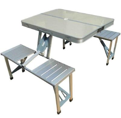 China folding Camping aluminum table and chairs for sale