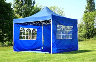 China Fire Retardant Collapsible Canopy Tent Gazebo With 3 Church Windows BS EN Standard for sale