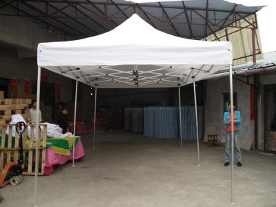 China Fire Safe Heavy Duty Commercial Steel Folding Gazebo Tent 4 x 4 m For Craft Show for sale