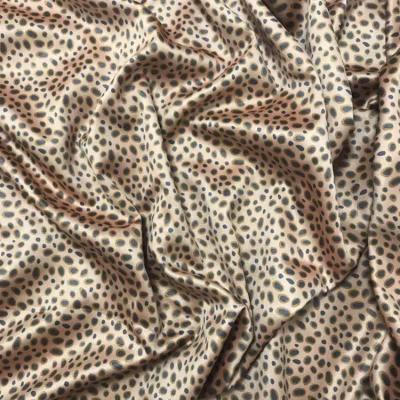 China 95 Polyester 5 Spandex Fabric Leopard Print Antistatic Polyester Fabric for sale