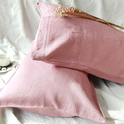 China Anti Bacterial Non-Toxic Wholesale Design 100% Pure Linen Pillow Case For Bulk for sale