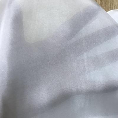 China Wholesale Customized Long Plain Dyed Painting White Silk Habotai Scarf for sale