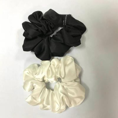 China High Quality 6A Fiber Silk Hair Scrunchies Tie Bands Anti Bed Head Fashion Long Silk for sale