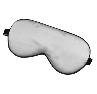 China Custom Comfortable Sleep Contoured Silk Eye Mask Anti-puffiness Travel Sleep Mask for sale