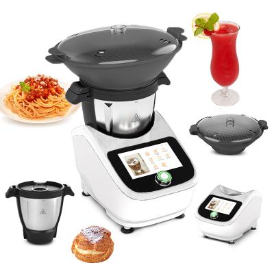 China Wifi connection app control multifuncion 1500W 3l automatic recetario 12Mdoe temperatura De 160 robot de cocina de vaporera de bascula de 12 velocidades for sale