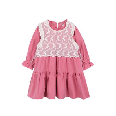 China Breathable Kids Girl Clothing Kids Clothes Bridesmaids Dress With Floral Print Wear for sale