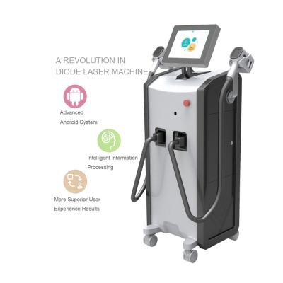 China Skin Tightening Water+wind+semiconductor cooling system 808 diode laser for hair removal and skin rejuvneation for sale