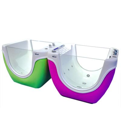 China Sustainable selling pet grooming products/portable pet bath tub/bubble spa bathtub for sale