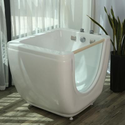 China Freestanding new product Japanese wooden bathtub/hot tub with tv/furniture toys for sale