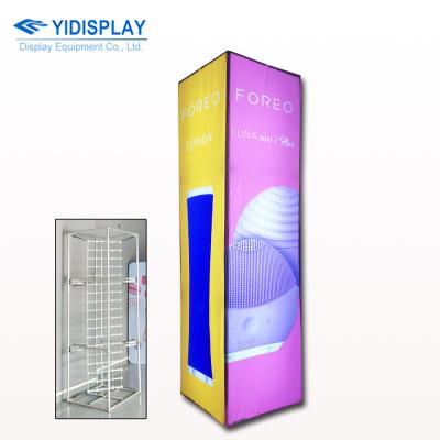 China Indoor Exhibition Trade Show LED Advertising Indoor Led Display HD Airport Mall Cube Pillar Lightbox Column Light Box Indoor Display Led Advertising Poles for sale