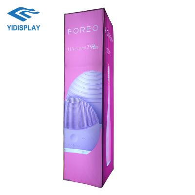 China Indoor Exhibition Trade Show LED Advertising Display Exhibit Wall Back Design Double Sided Textile Frame Double Sided Lightbox for sale