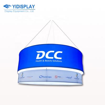 China Exhibition Rack / Advertising Used 3d Aluminum Ceiling System Advertising Hanging Display 360 Photo Booth Light Box for sale