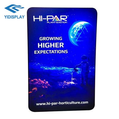 China Indoor Exhibition Trade Show LED Advertising Show New 2021 10Ft Aluminum Frame Fabric Slim Led Backlit Light Box for sale