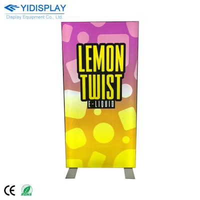 China Exhibition stand/advertisement used good selling high quality aluminum frame sublimation seg light box for sale