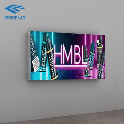 China Indoor Advertising Display Indoor LED Display Trade Show Wall Mounted LightBox Backlit Display Printing Advertising Vertical Screen Wall Mounted Led Light Box for sale