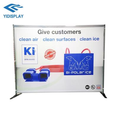 China Innovative Trade Show Products Poster Board Wedding Roll Up Horizontal Aluminum Banner Stand for sale