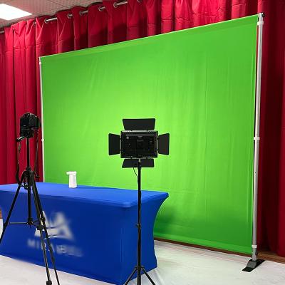 China Green Wall Backdrop Cloth Aluminum Screen Photography SOLID COLOR Frame Backdrop for sale