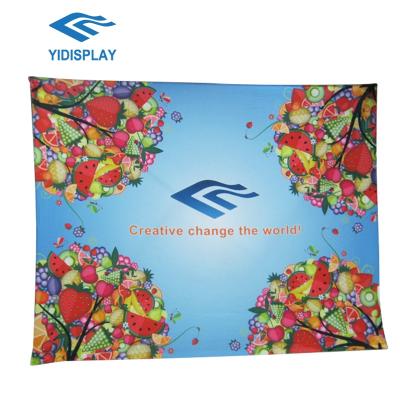 China Newest Products Banner Exhibition Booth Portable Design X-structure Hanging Banner Backwall Display Stand for sale