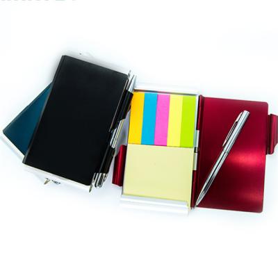 China Aluminum Case Notebook - Durable Metal Pocket Note Convenience with Mini Pen and Notepad - AMASSAN for sale