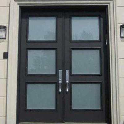 China Swing Security Luxury Wrought Iron Door / Elegant Door for sale